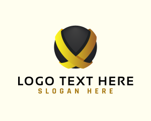 Golden Globe Letter X logo