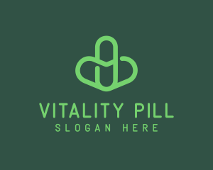 Natural Organic Pills logo design