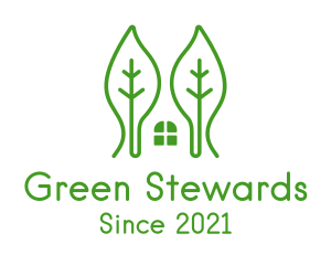 Green Leaf House logo design