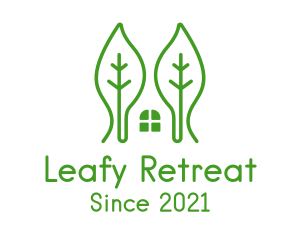 Green Leaf House logo design