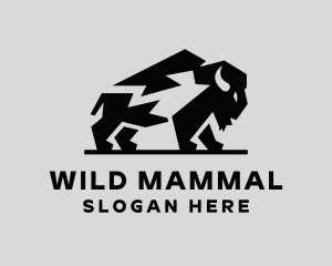 Wild Bison Farm logo design