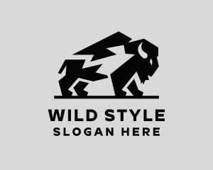 Wild Bison Farm logo design