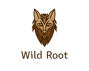 Brown Wild Hyena logo design