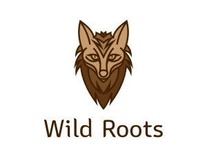 Brown Wild Hyena logo design