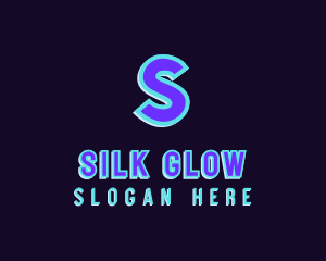 Party Neon Lights logo design