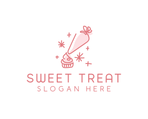 Icing Cupcake Pastry  logo design