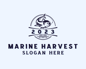 Sea Bass Marine Fisheries logo design