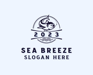 Sea Bass Marine Fisheries logo design