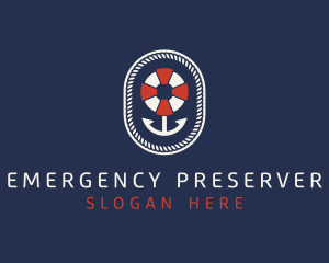 Nautical Anchor Lifesaver logo