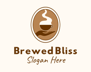 Hand Brewed Coffee logo design