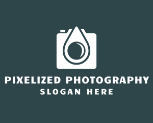 Droplet Camera Photgraphy App logo design