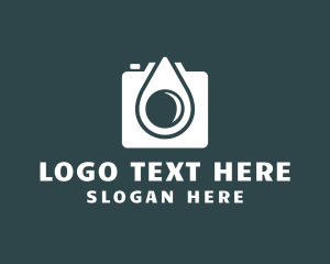 Image - Droplet Camera Photgraphy App logo design