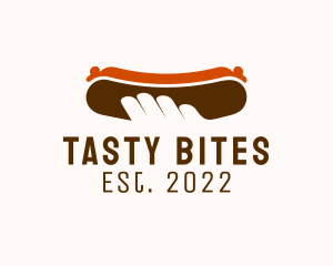 Hot Dog Sandwich Buns logo design