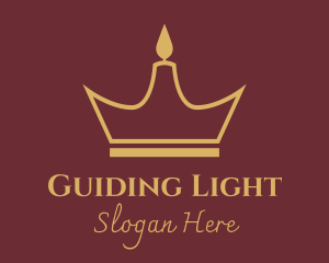 Crown Candle Light logo design