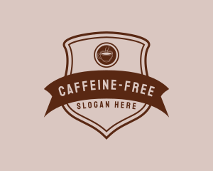 Shield Coffee Banner logo design