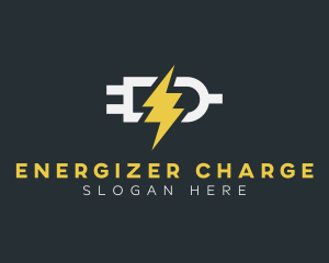 Charging Lightning Plug logo design