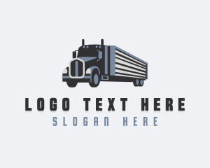 Freight Transportation Truck logo