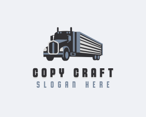 Freight Transportation Truck Logo