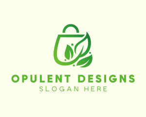 Plant Leaf Bag logo design