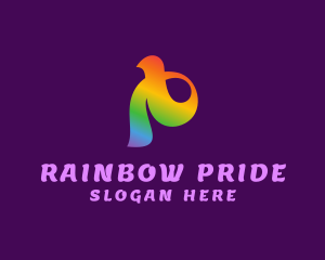 Rainbow Pride Ribbon logo