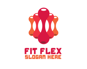Colorful Dumbbell Weights logo