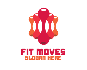 Colorful Dumbbell Weights logo