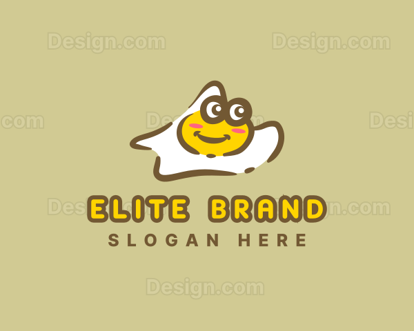 Egg Yolk Breakfast Logo