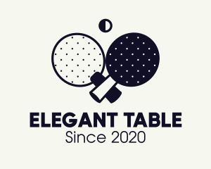 Ping Pong Table Tennis logo design