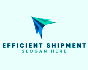 Forwarding Logistics Plane  logo design