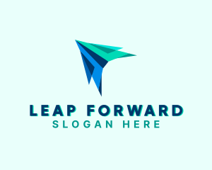 Forwarding Logistics Plane  logo design