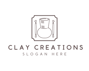 Handicraft Clay Pot logo design