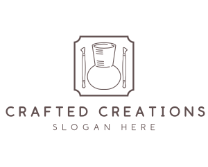 Handicraft Clay Pot logo design