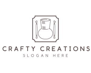 Handicraft Clay Pot logo design