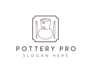 Handicraft Clay Pot logo design