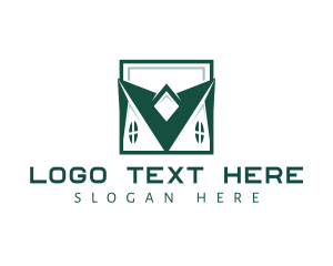 House Roofing Construction Logo