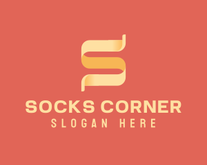 Ribbon Letter S logo
