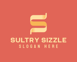 Ribbon Letter S logo