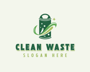 Trash Waste Disposal logo design