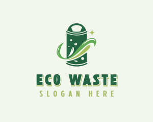 Trash Waste Disposal logo design