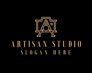 Letter A Photo Studio logo design