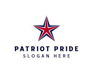 American Patriot Star logo design