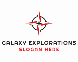 Travel Compass Exploration logo design