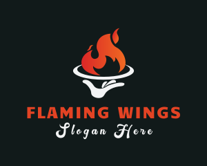 Flame Restaurant Dining logo design