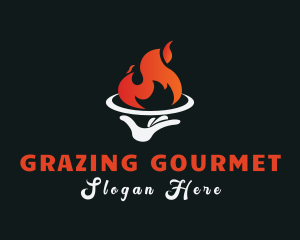 Flame Restaurant Dining logo design