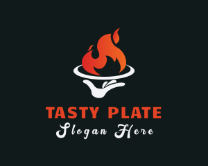 Flame Restaurant Dining logo design