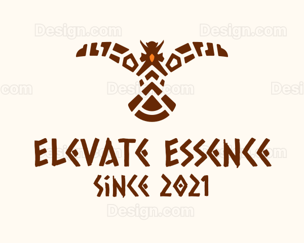 Tribal Eagle Bird Logo