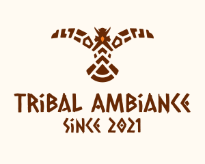 Tribal Eagle Bird logo design