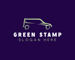 Simple Green Van logo design