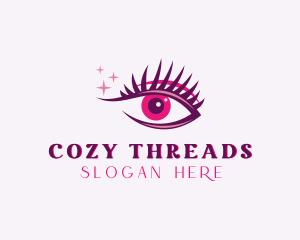 Beautician Eyelash Cosmetics logo design