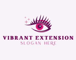 Beautician Eyelash Cosmetics logo design